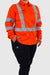 Hi-Vis Long Sleeve Work Shirt Orange Ladies
