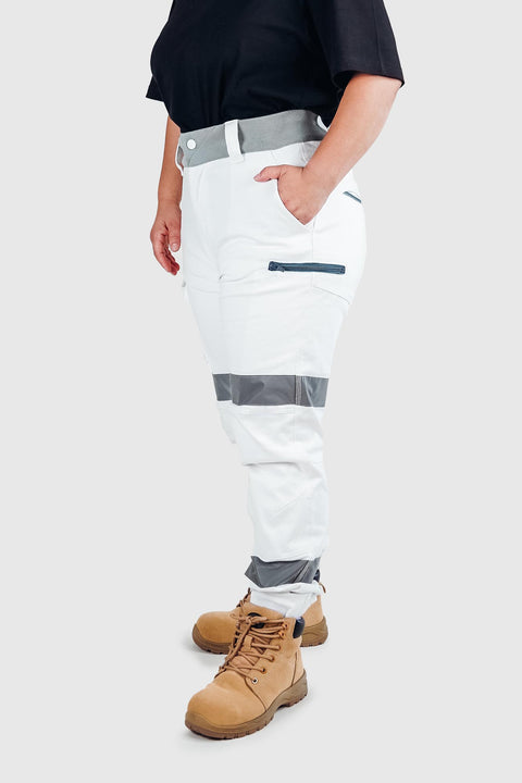 Work Chino v3 White Ladies