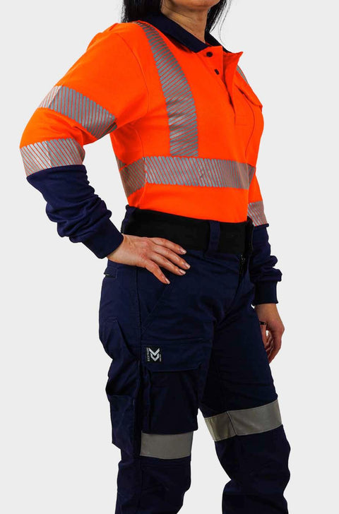 Nighthawk Hi-Vis Work Polo Ladies - NIGHTHAWK