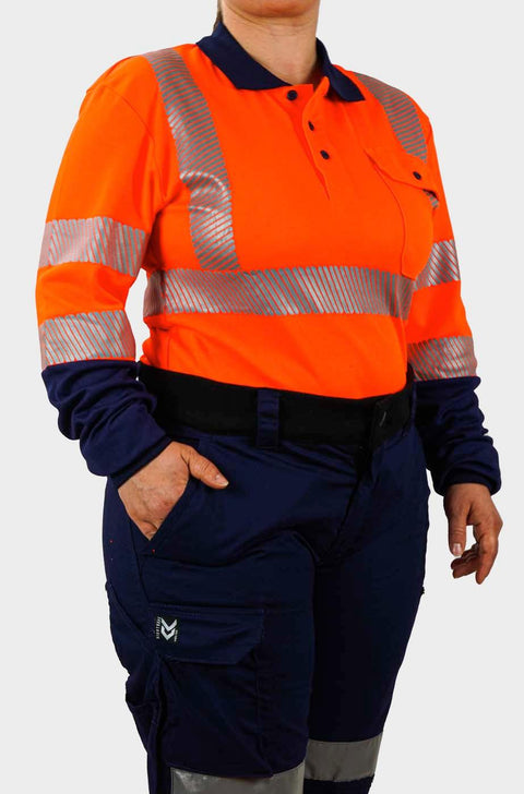 Nighthawk Hi-Vis Work Polo Ladies - NIGHTHAWK