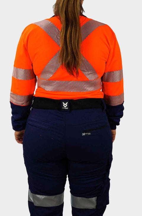 Nighthawk Hi-Vis Work Polo Ladies - NIGHTHAWK