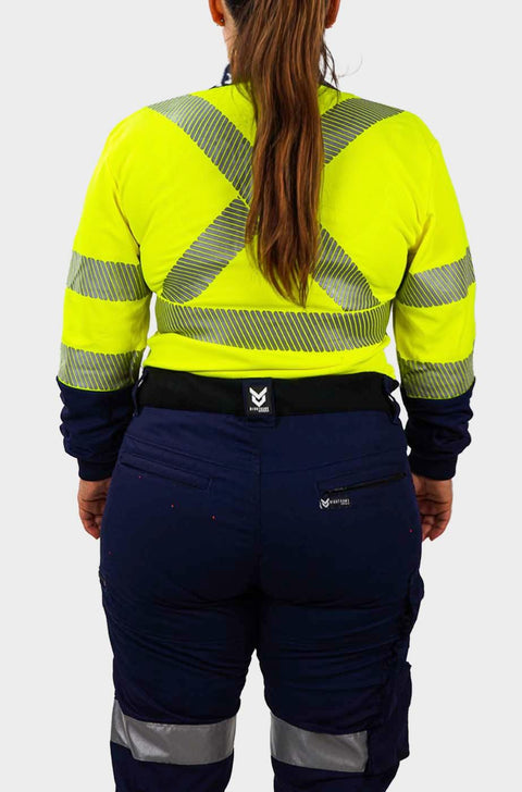 Nighthawk Hi-Vis Work Polo Ladies - NIGHTHAWK