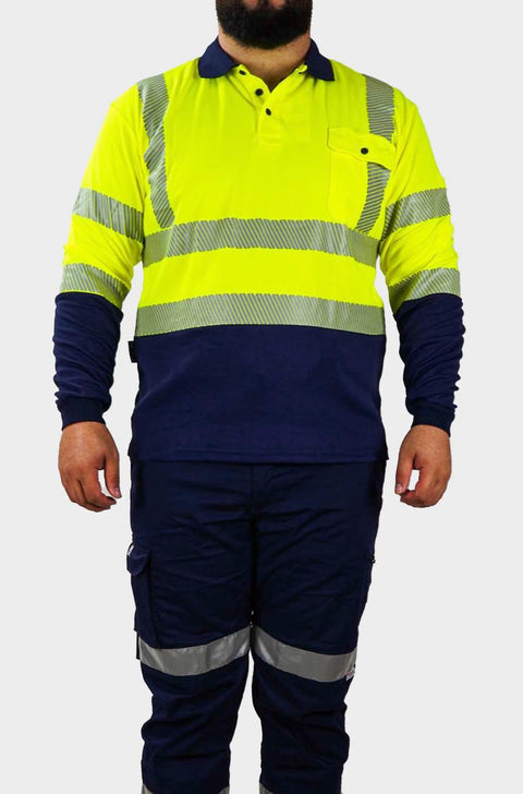 Nighthawk Hi-Vis Work Polo - NIGHTHAWK