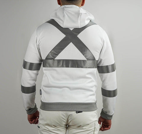Nighthawk Workwear Jacket White - NIGHTHAWK